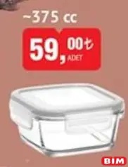 LAV FRESCO KARE CAM SAKLAMA KABI 375 CC
